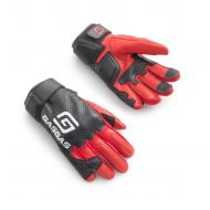 OUTLET LUVAS DE COURO GAS GAS VAMOS VERMELHO / PRETO