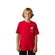 CAMISETA INFANTIL FOX X HONDA COLOR ROJO