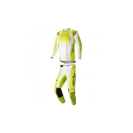 OUTLET COMBO ALPINESTARS RACER GRAPHITE COLOR NEGRO - TALLAS 34 USA / L