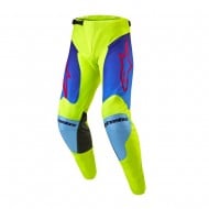 OUTLET PANTALONES ALPINESTARS RACER HOEN COLOR AMARILLO FLÚOR / AZUL / AZUL MARINO