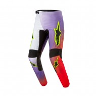 ALPINESTARS FLUID LUCENT PANTS COLOUR WHITE / RED / YELLOW FLUO