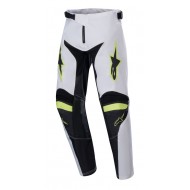 ALPINESTARS YOUTH RACER LUCENT PANTS COLOUR WHITE / RED / YELLOW FLUO