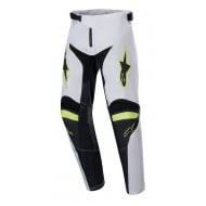 OFFER ALPINESTARS YOUTH RACER LUCENT PANTS COLOUR WHITE / RED / YELLOW FLUO