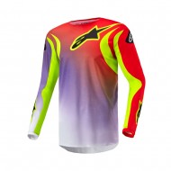 ALPINESTARS FLUID LUCENT JERSEY COLOUR WHITE / RED / YELLOW FLUO