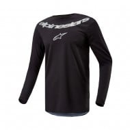 ALPINESTARS FLUID GRAPHITE JERSEY COLOUR BLACK / SILVER [STOCKCLEARANCE]