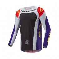 OUTLET CAMISETA ALPINESTARS TECHSTAR OCURI COLOR NARANJA / MORADO / NEGRO