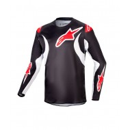 OFFER ALPINESTARS YOUTH RACER LUCENT JERSEY COLOUR BLACK / WHITE