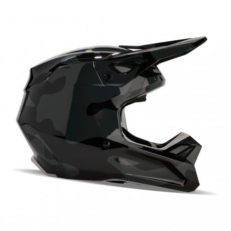 CASCO FOX V1 BNKR COLOR NEGRO CAMUFLAJE