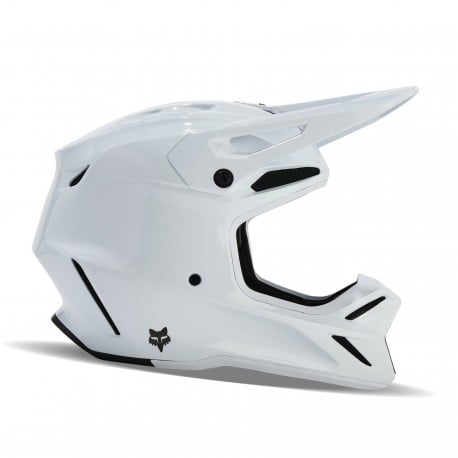 CASCO FOX V3 RS CARBON SOLID COLOR BLANCO