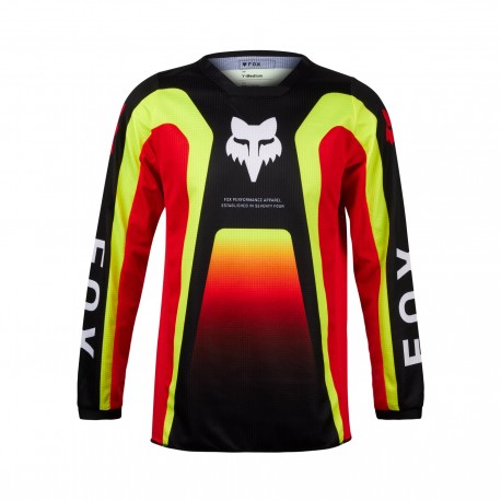 FOX YOUTH 180 BALLAST JERSEY COLOUR BLACK/RED