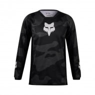 CAMISETA INFANTIL FOX 180 BNKR COR PRETO CAMUFLAGEM