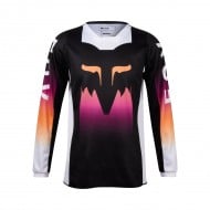 CAMISETA INFANTIL FOX GIRLS 180 FLORA COR PRETO / ROSA