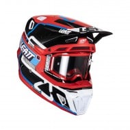 OUTLET KIT CASCO + GAFAS LEATT 8.5 COLOR ROJO