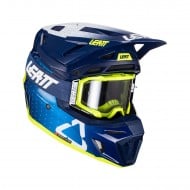 OUTLET KIT CASCO + GAFAS LEATT 8.5 COLOR AZUL