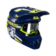 OUTLET KIT CASCO + GAFAS LEATT 3.5 COLOR AZUL