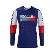 OUTLET T-SHIRT LEATT 4.5 LITE COULEUR BLEU / ROUGE / BLANC