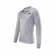 OUTLET POLO LEATT TEAM LARGO COLOR GRIS