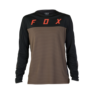 T-shirt à manches longues Fox Defend CEKT couleur marron [LIQUIDATIONSTOCK]