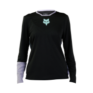 FOX WOMAN DEFEND RACE LONG SLEEVE JERSEY COLOUR BLACK