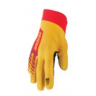 THOR AGILE ANALOG GLOVES COLOUR YELLOW / RED