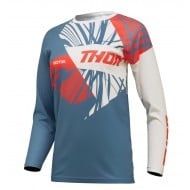 CAMISETA MUJER THOR SECTOR SPLIT COLOR AZUL / BLANCO