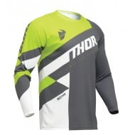 CAMISETA INFANTIL THOR SECTOR CHECKER COLOR GRIS / AMARILLO FLUORS