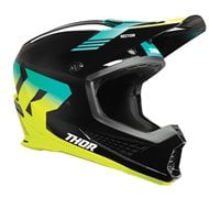 CASQUE THOR SECTOR 2 CARVE COULEUR NOIR / JAUNE