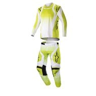 OUTLET COMBO INFANTIL ALPINESTARS RACER PUSH COLOR AMARILLO FLUOR / BLANCO - TALLAS 26 USA / L