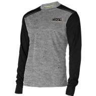 FXR TENACIOUS MERINO TECHNIC JERSEY COLOUR GREY HEATHER/YELLOW FLUO