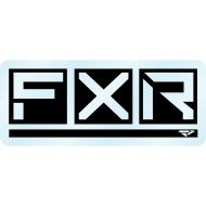 PEGATINA FXR BOX 25 CM COLOR NEGRO / TRANSPARENTE