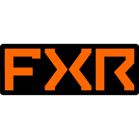 FXR SPLIT 7.5 CM STICKER COLOUR ORANGE / BLACK