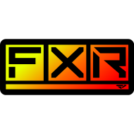 FXR BOX 15 CM STICKER COLOUR RED / YELLOW / BLACK