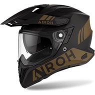 OUTLET CASCO AIROH COMMANDER COLOR NEGRO / ORO MATE 