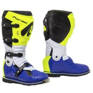 OFFER TERRAIN EVOLUTION TX FORMA BOOTS COLOUR FLUO YELLOW / WHITE / BLUE - TALLA 46 EU - WITH DEFFECT
