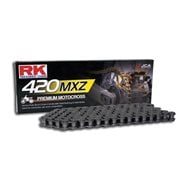 CHAIN RK 420 MXZ 140 PACES WITHOUT CHAIN RINGS COLOUR SILVER