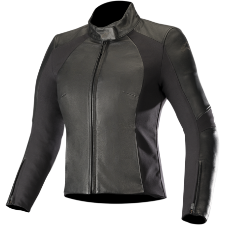 Veste en cuir pour femme Alpinestars Vika V2, couleur noir