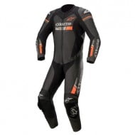 ALPINESTARS GP FORCE CHASER 1 PC LEATHER SUIT BLACK / FLUO RED