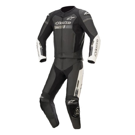 ALPINESTARS GP FORCE CHASER 2 PC LEATHER SUIT BLACK / WHITE
