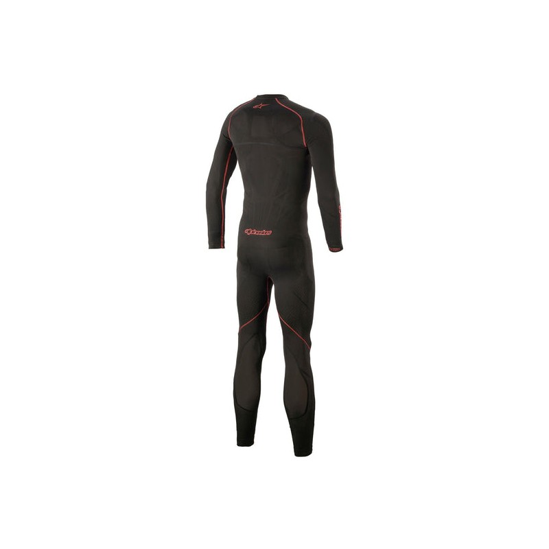 Alpinestars Ride Tech Lite 1Pc Thermal Suit Black Red 4752420-13
