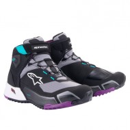 ALPINESTARS CR-X DRYSTAR DAMENSTIEFEL SCHWARZ / GRAU / BLAU-GRAU
