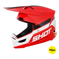OFFER SHOT RACE HELMET BRIGHT RED / BLACK / WHITE