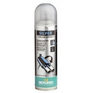 MOTOREX Heat Resistant Spray Paint Silver Color (500 ML)