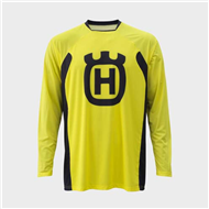 HUSQVARNA AUTHENTIC YELLOW FLUORESCENT / BLUE T-SHIRT