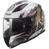 CASQUE LS2 FF353 RAPID II BOHO COULEUR BLANC / DORÉ / NOIR