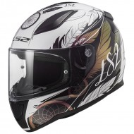 LS2 FF353 RAPID II BOHO WHITE / GOLD / BLACK HELMET