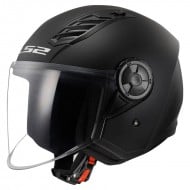 CASCO LS2 OF616 AIRFLOW II SOLID COLOR NEGRO MATE