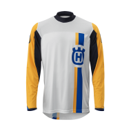 CAMISETA HUSQVARNA ORIGIN COLOR BLANCO / AMARILLO / AZUL