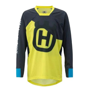 CAMISETA INFANTIL HUSQVARNA RAILED EDRIVE COR AMARELO / AZUL