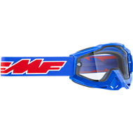 OUTLET GAFAS 100% FMF ROCKET COLOR AZUL - LENTE TRANSPARENTE