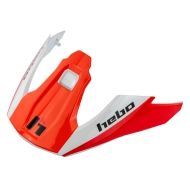 VISEIRA REMOVÍVEL HEBO HTR F02 ZONE PRO TEAM (HC1053) COR VERMELHO / BRANCO